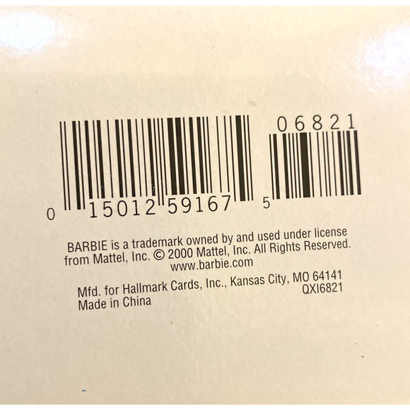 Hallmark Keepsake Celebration Barbie Special Edition Christmas Ornament NIB 2000 - Picture 3 of 4